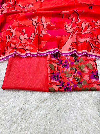 3 PC Slub Khaddar Suit Vol-0103