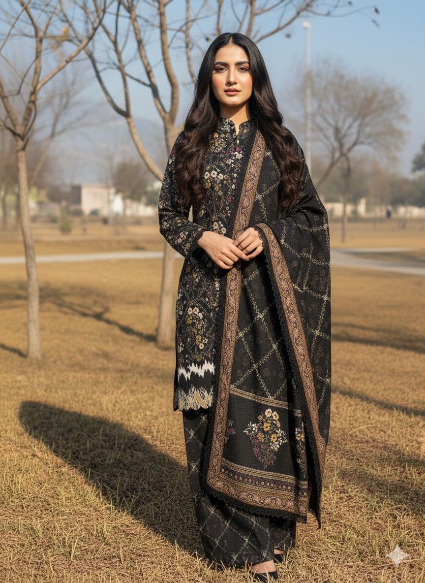 NOURA 3 PC UNSTITCHED SUIT VOL-0080