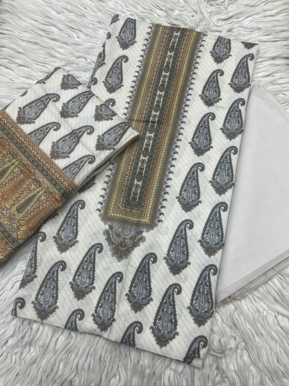 2pc  Firdous Kameez & Trouser Printed  Lawn Vol-706