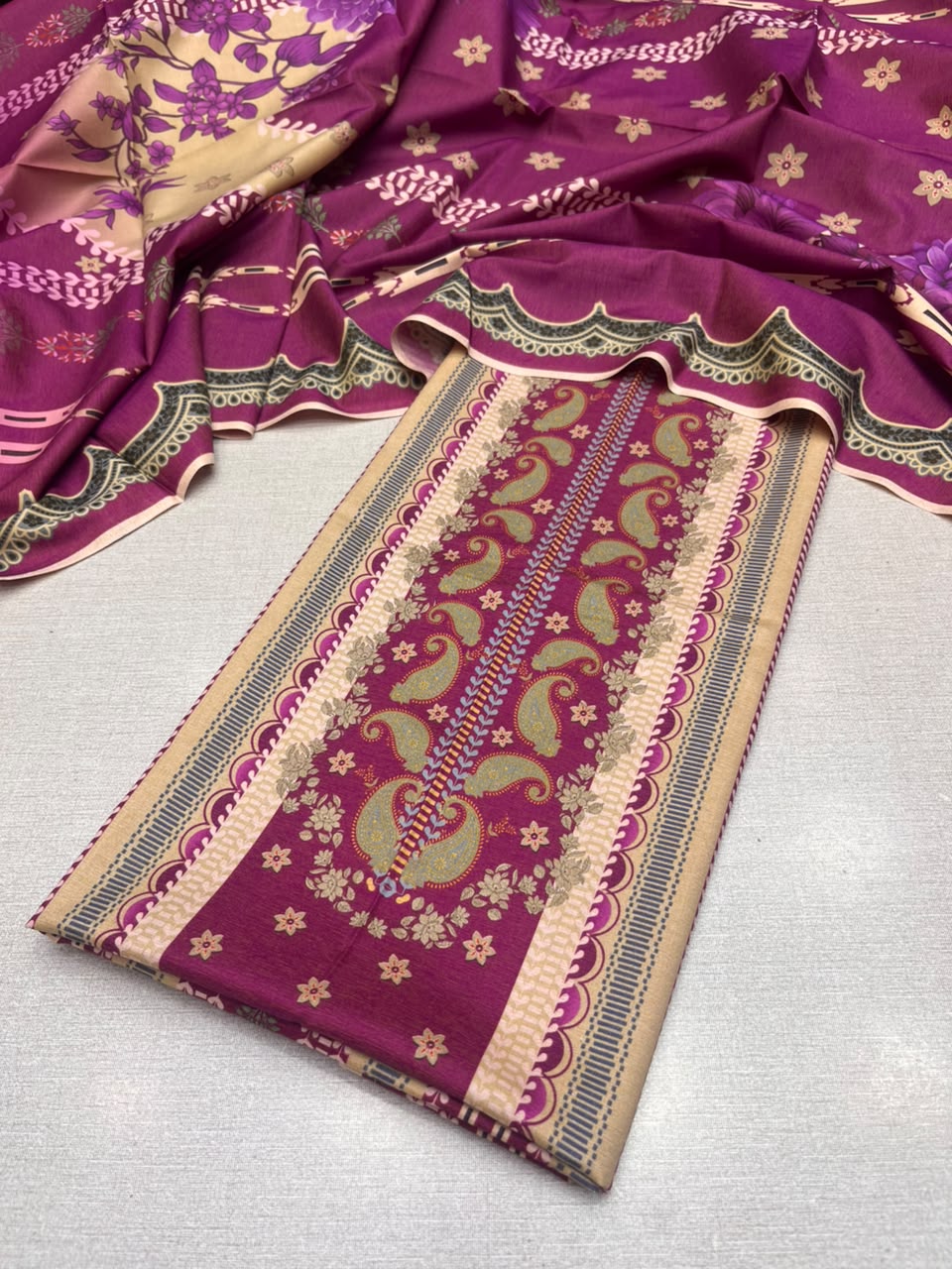 2Pc Staple Shamray Kameez & Dupatta Suit 79