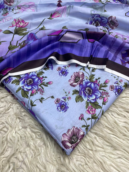 3Pc Same Digital Printed Lawn Suit 15