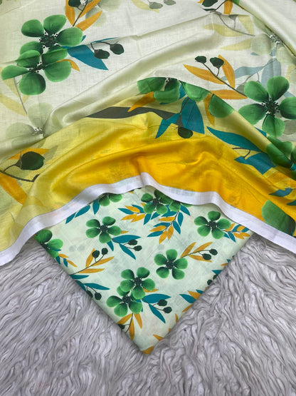 3Pc Same Digital Printed Lawn Suit 489