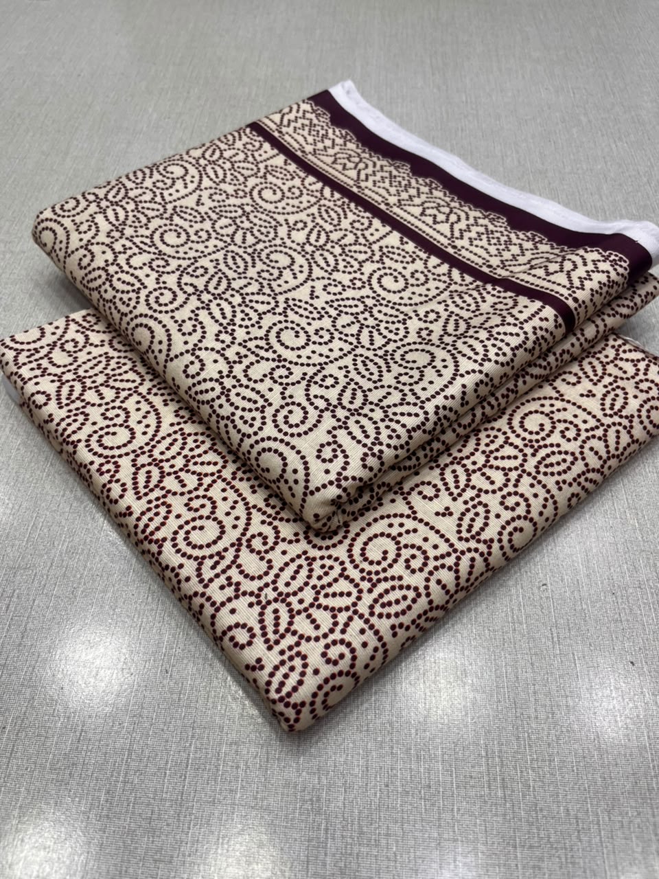 2Pc Slub Khaddar Same Printed Unstitched Suit 701