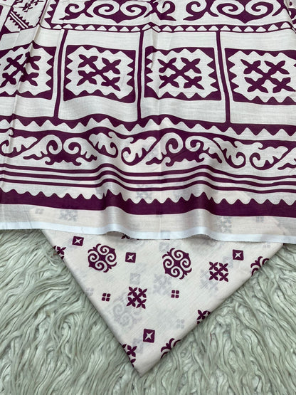 2Pc Lawn Kameez & Dupatta Printed Suit Vol-6205