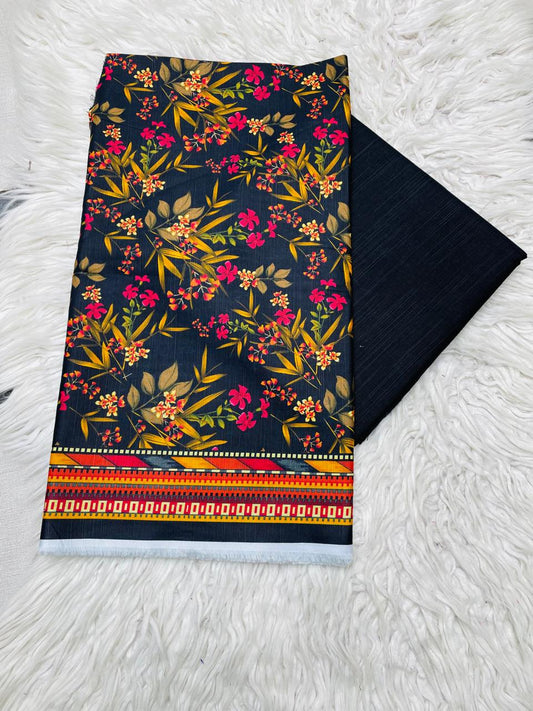 2Pc Kameez & Touser Slub Khaddar Suit - 0085