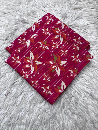 2Pc Bana Dora Linen Allover Suit Vol-3171