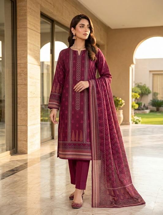 Noura Premium Lawn 3pc -1028