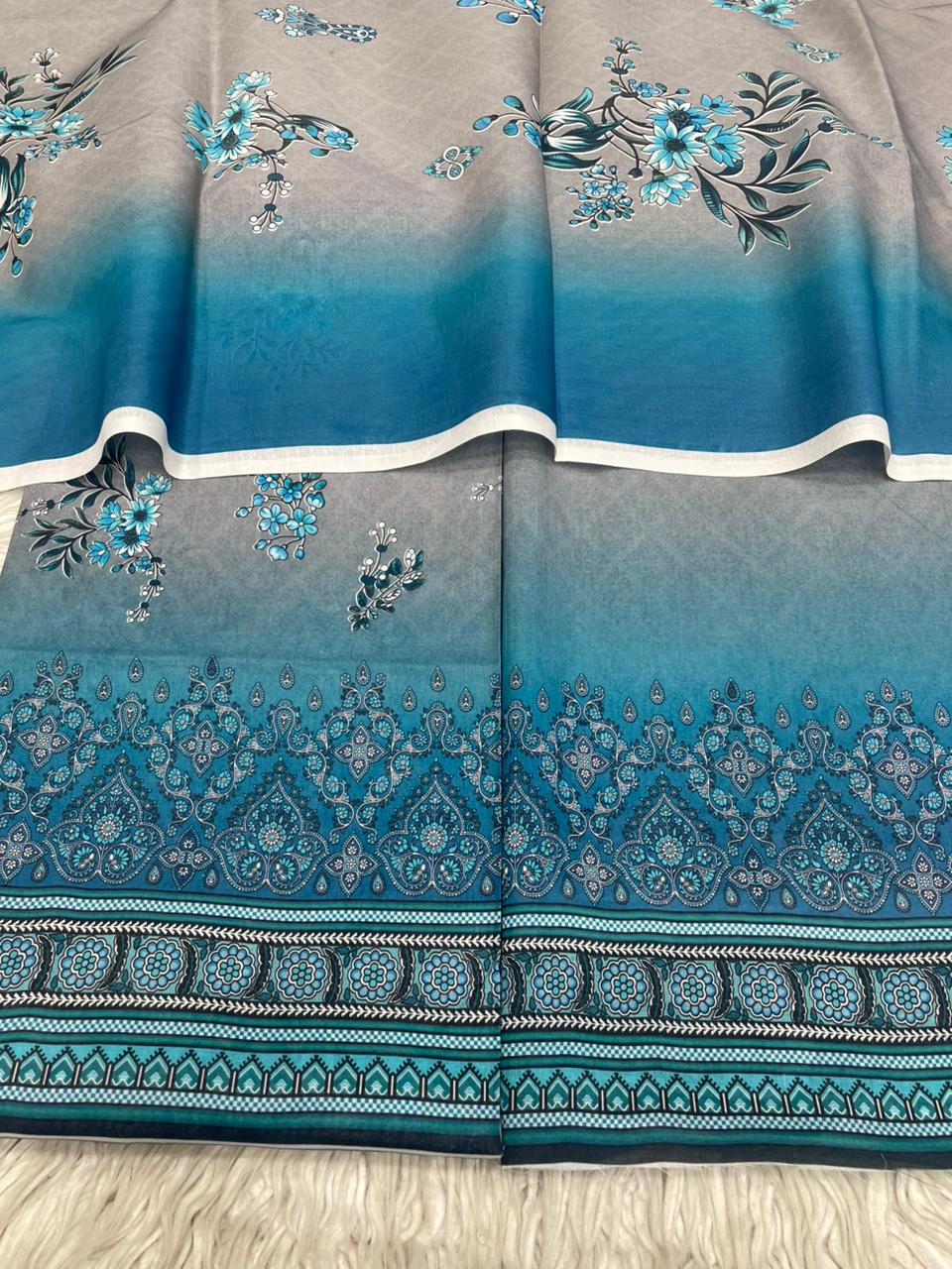 2Pc  Civic Lawn Kameez & Dupatta Vol-3193