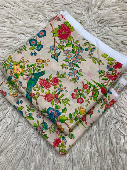 2Pc Lawn Digital Printed Unstitched Suit 25386