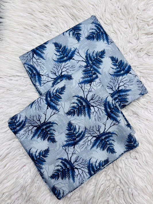 2Pc Slub Khaddar Allover Unstitched Suit Vol-0137