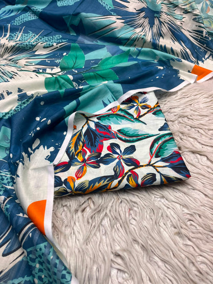 3Pc Same Digital Printed Lawn Suit 15