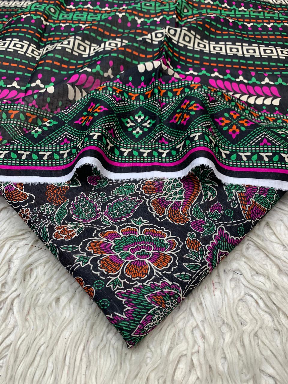 3Pc Gul Ahmad Lawn Bana Dora Suit Vol-0213