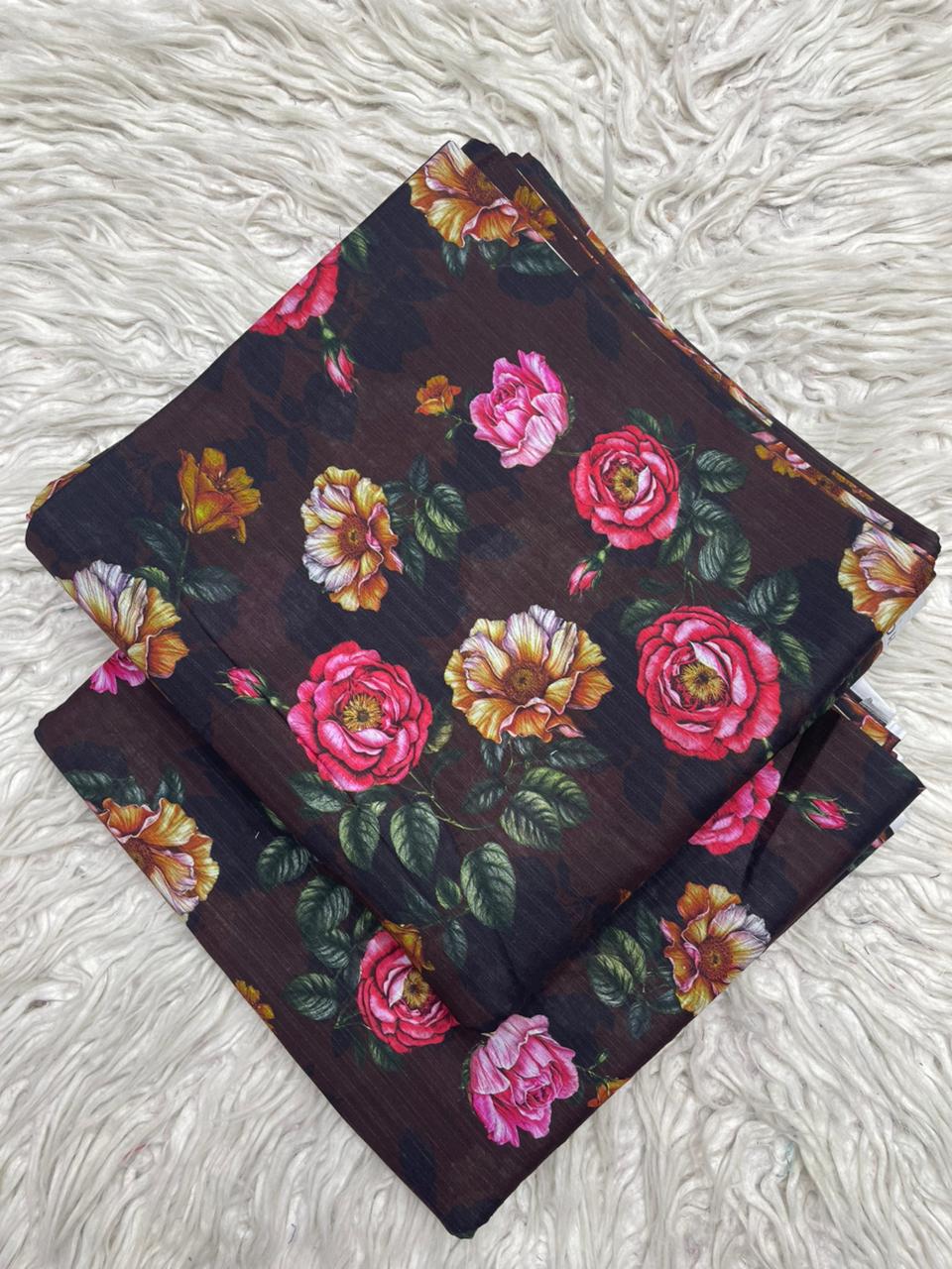 2Pc Lawn Bana Dora Digital Printed Suit Vol-21C