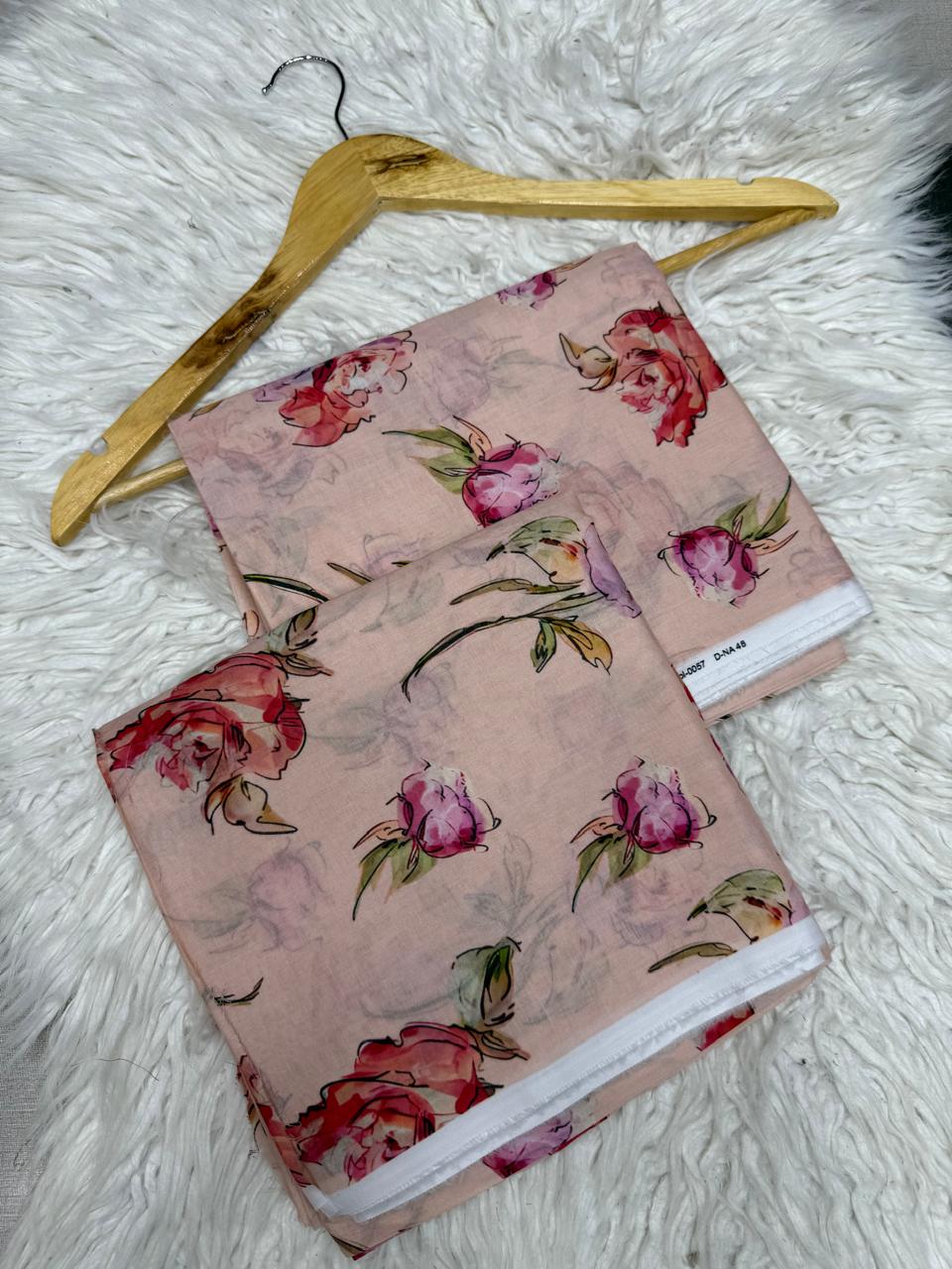 2Pc Lawn Allover Suit #48