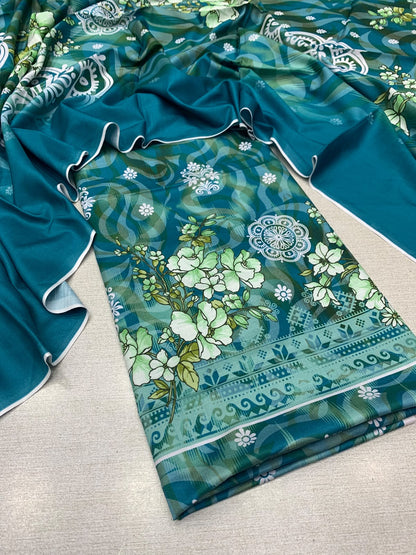 2Pc Staple Kameez & Dupatta Unstitched Suit 04
