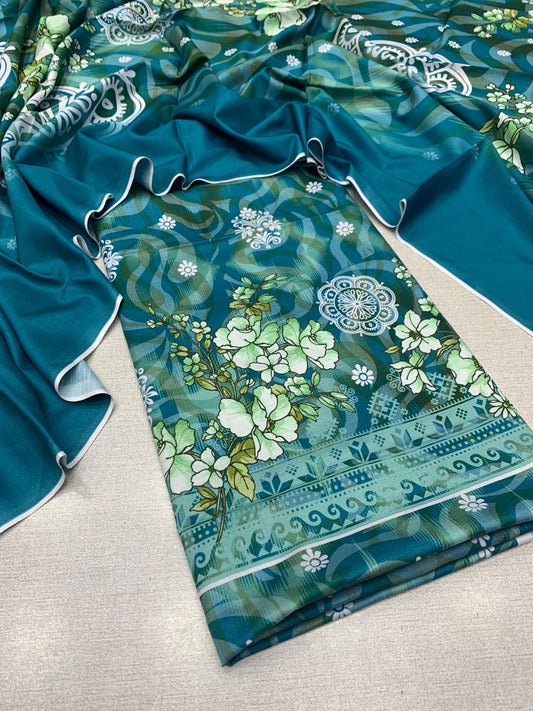 2Pc Staple Kameez & Dupatta Unstitched Suit 04