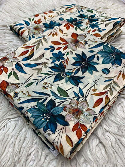 2Pc Al Karam Lawn Printed Suit Vol-533