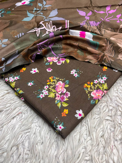 3Pc Same Digital Printed Lawn Suit 15