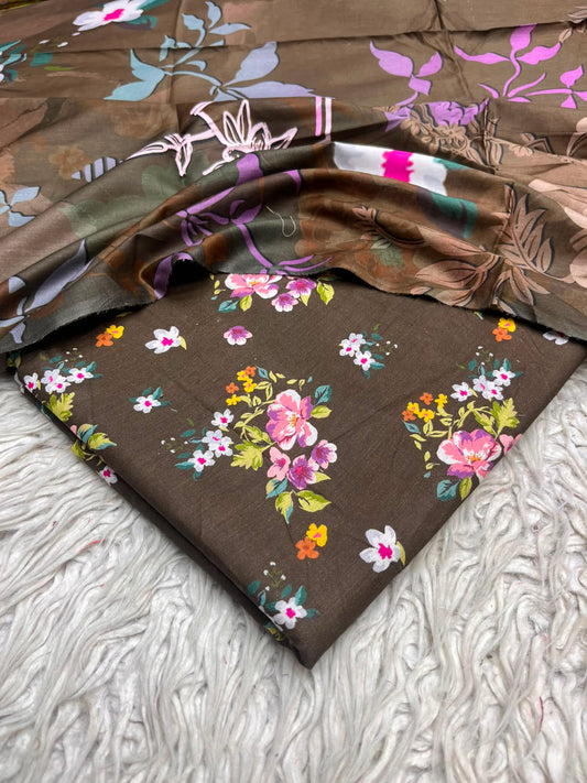 3Pc Same Digital Printed Lawn Suit 15