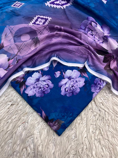 3Pc Same Digital Printed Lawn Suit 15