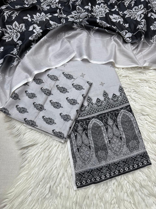 2Pc Al Karam Lawn Kameez & Dupatta - #34720