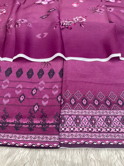 2Pc  Civic Lawn Kameez & Dupatta Vol-3193