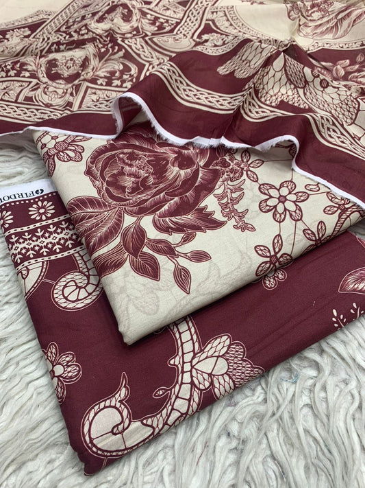 3Pc Firdous Lawn Unstitched - Vol-0032 (1)