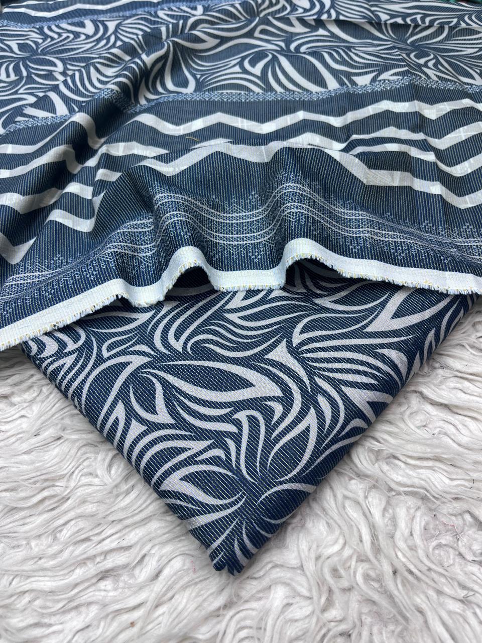 3Pc Chamki Khaddar Allover Unstitched Suit Vol-0136