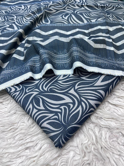 3Pc Chamki Khaddar Allover Unstitched Suit Vol-0136