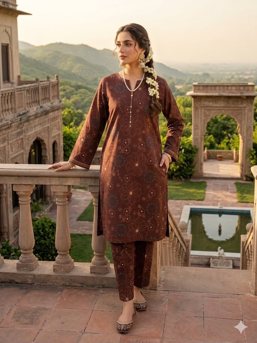SAPPHIRE 2Pc Lawn Bana Dora Unstitched Suit 495