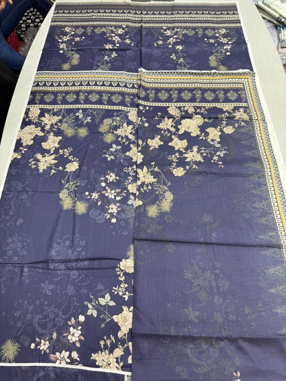 2Pc Linen Kameez & Dupatta Suit - 0081