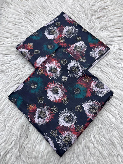 2Pc Lawn Digital Printed Unstitched Suit Vol-0145