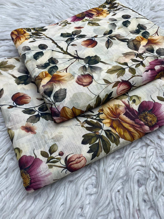 2Pc Lawn Bana Dora Digital Printed Suit Vol-18