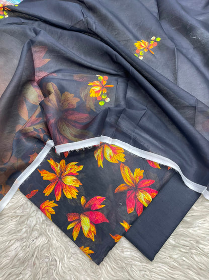 3Pc Zobia Lawn Unstitched Suit 29