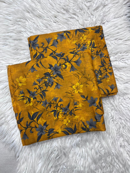 2Pc Slub Khaddar Allover Suit - 0091