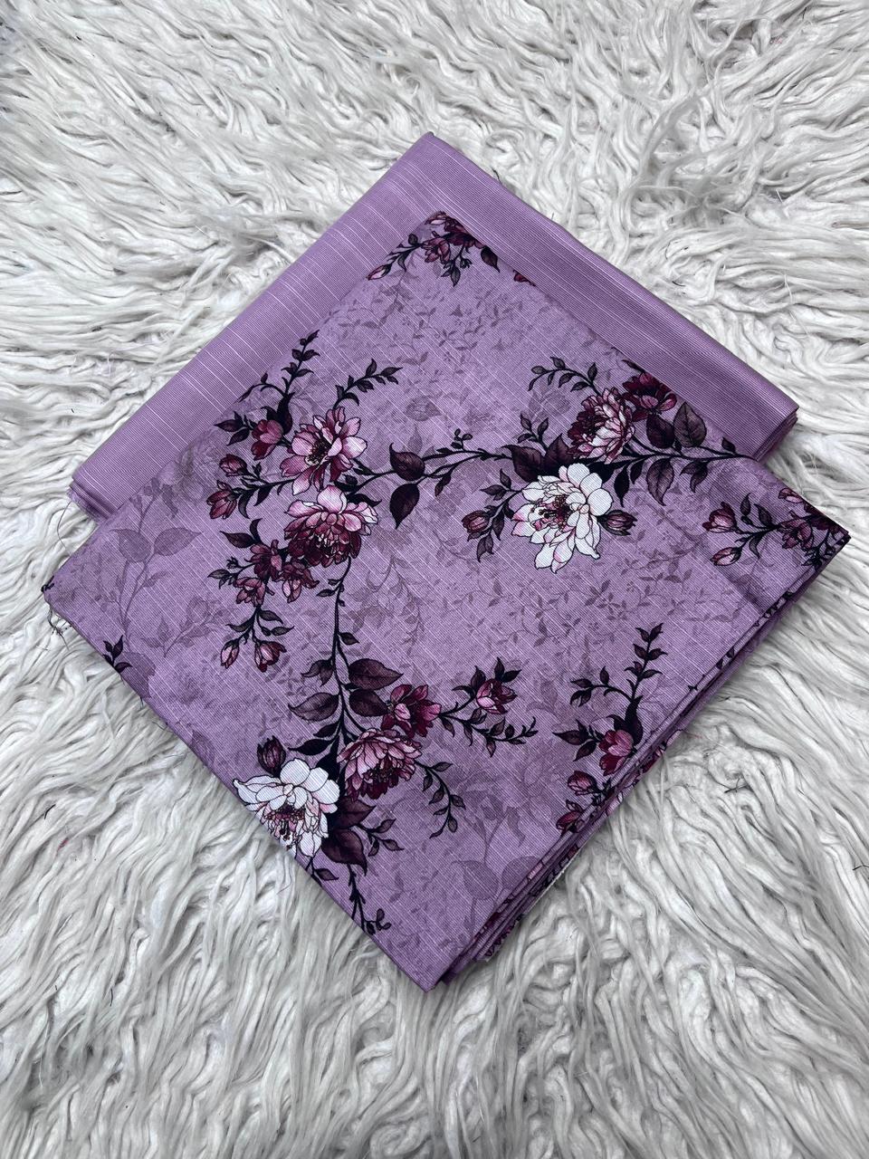 2Pc Kameez & Trouser Slub Khaddar Suit Vol-0137