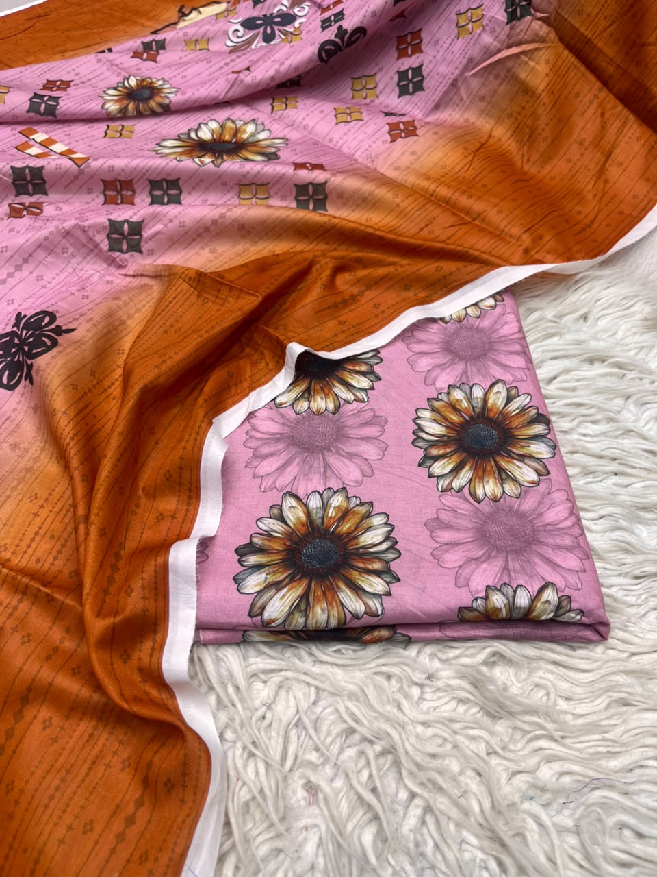 3Pc Same Digital Printed Lawn Suit 15