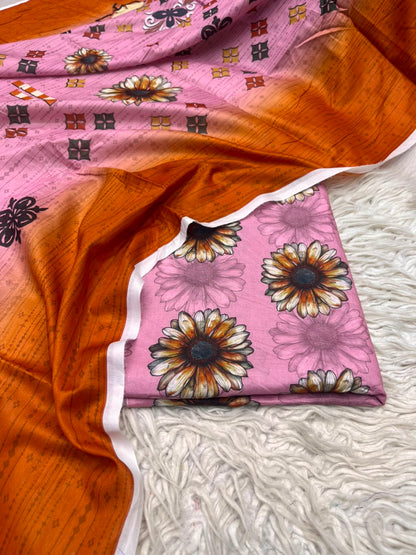 3Pc Same Digital Printed Lawn Suit 15