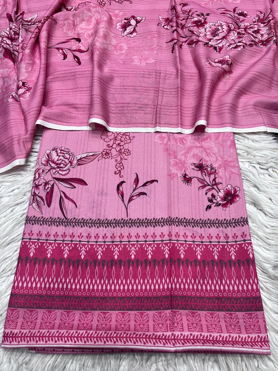 2Pc Karandi Kameez & Duppata Printed Vol-427