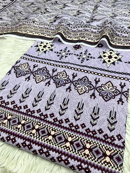 2Pc Lawn Bana Dora Kameez & Cortrai Duppata 3197