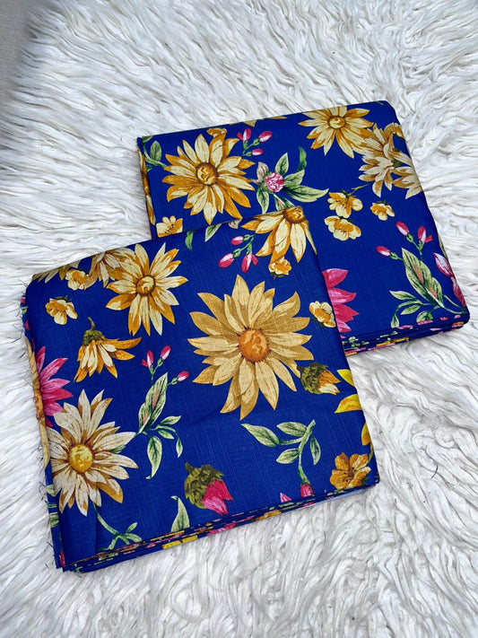 2Pc Slub Khaddar Allover Suit - 0076