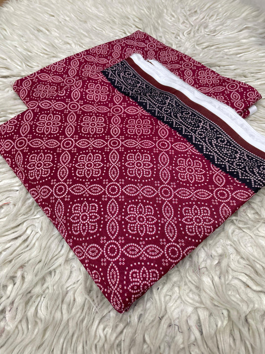 2Pc Supima Lawn Digital Printed Suit 1432