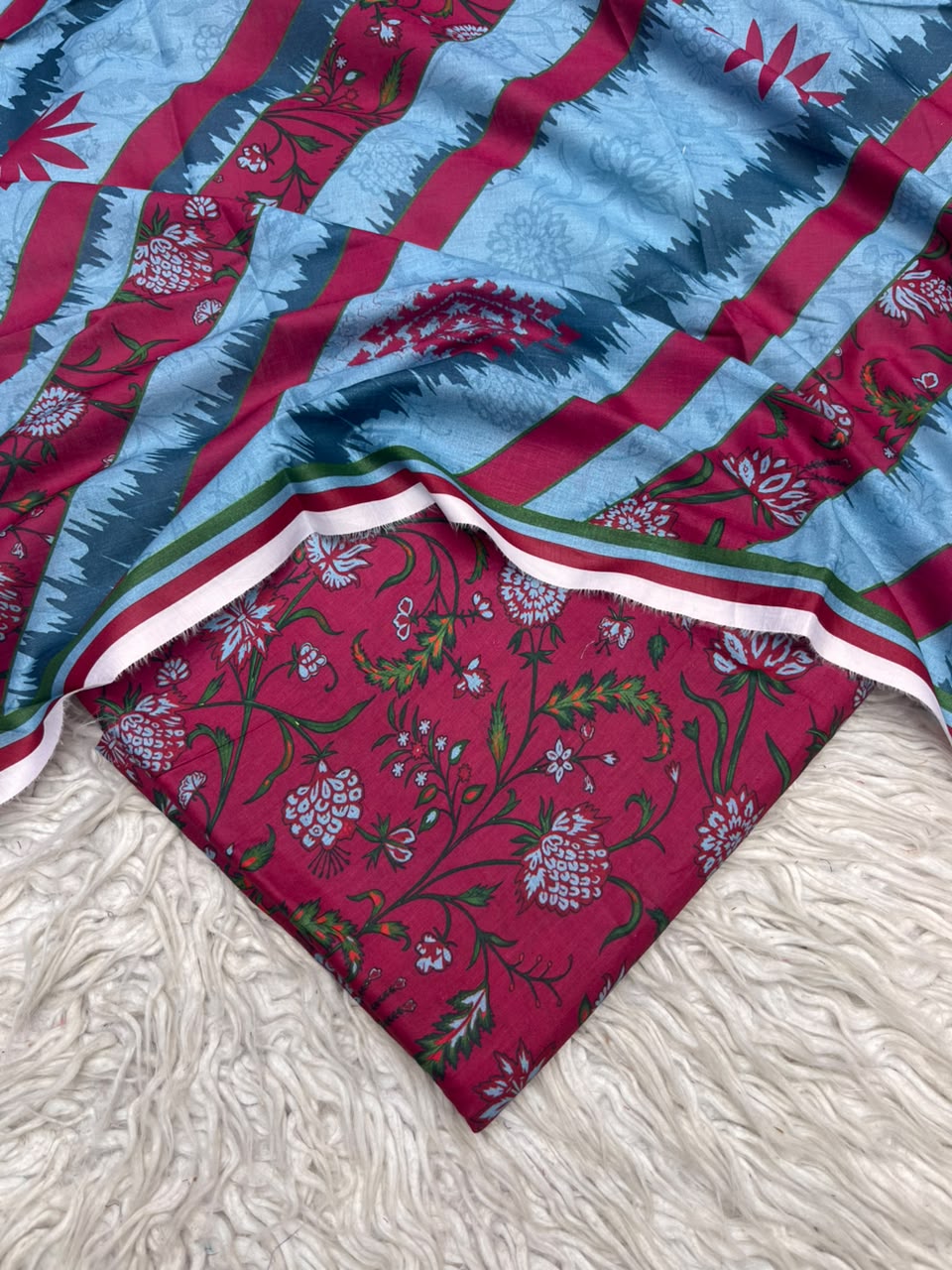 3Pc Same Digital Printed Lawn Suit 15
