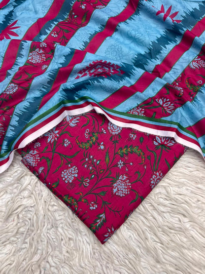 3Pc Same Digital Printed Lawn Suit 15
