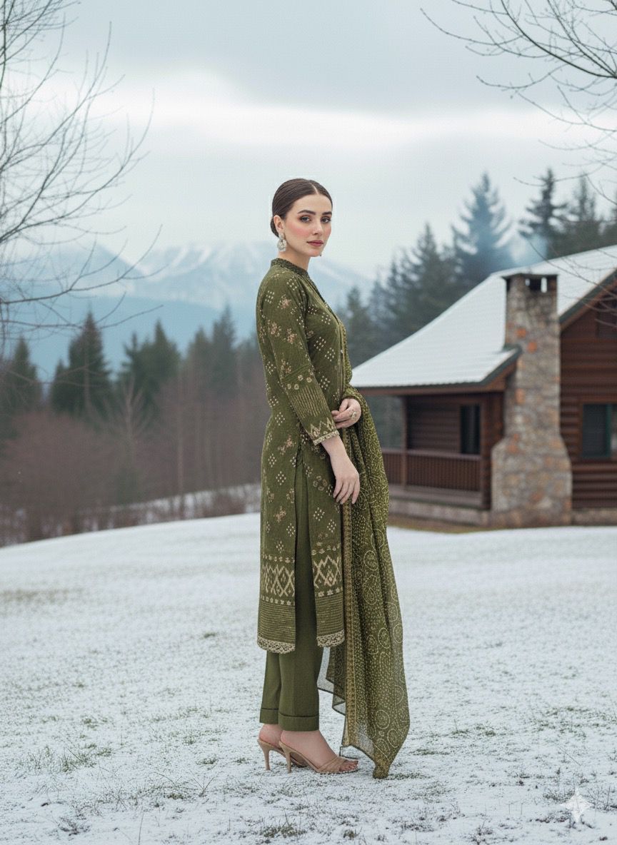 NOURA 3 PC UNSTITCHED SUIT VOL-0080