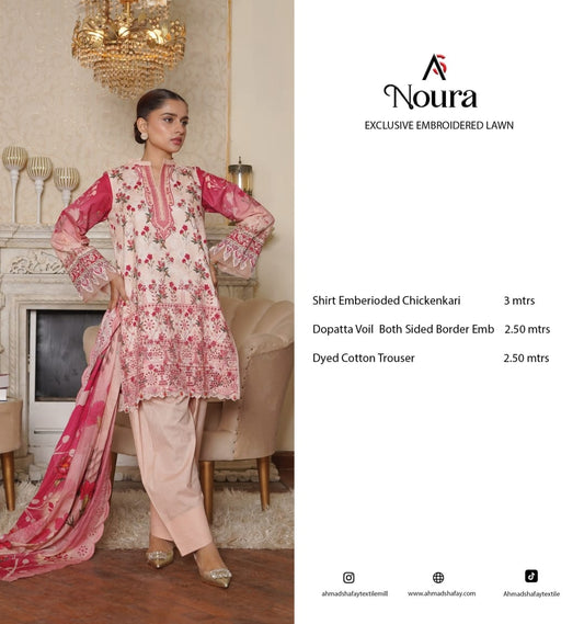 NOURA  EXCLUSIVE EMBROIDERED LAWN  VOL-0106