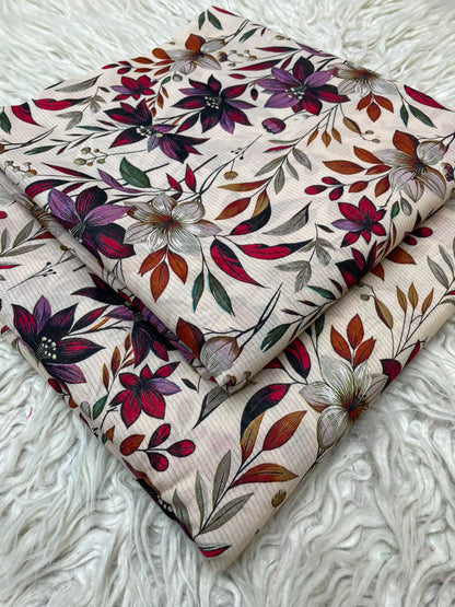 2Pc Silvary Printed Lawn Suit 495