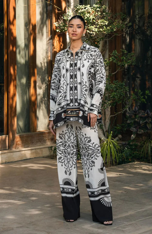 Lawn Co-Ord Set Vol-682