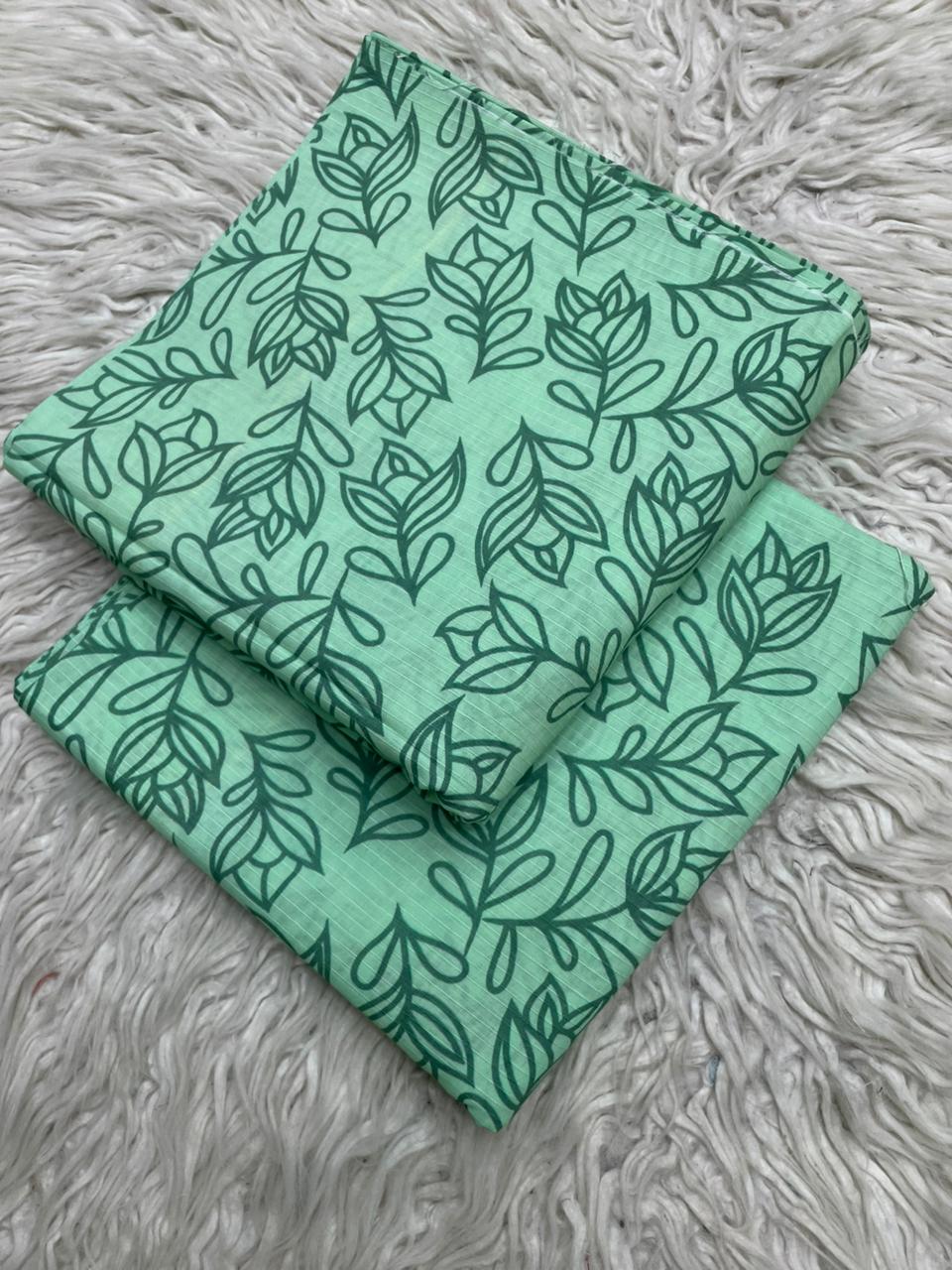 2Pc Lawn Bana Dora Suit Vol-6201