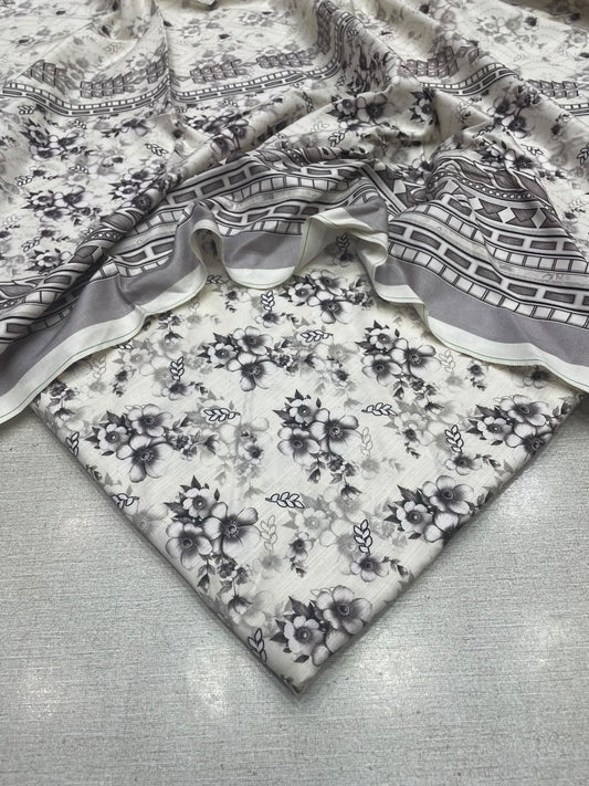 2Pc Kamal Slub Kameez & Dupatta Unstitched 61